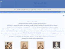 Tablet Screenshot of hairgrowth.biz